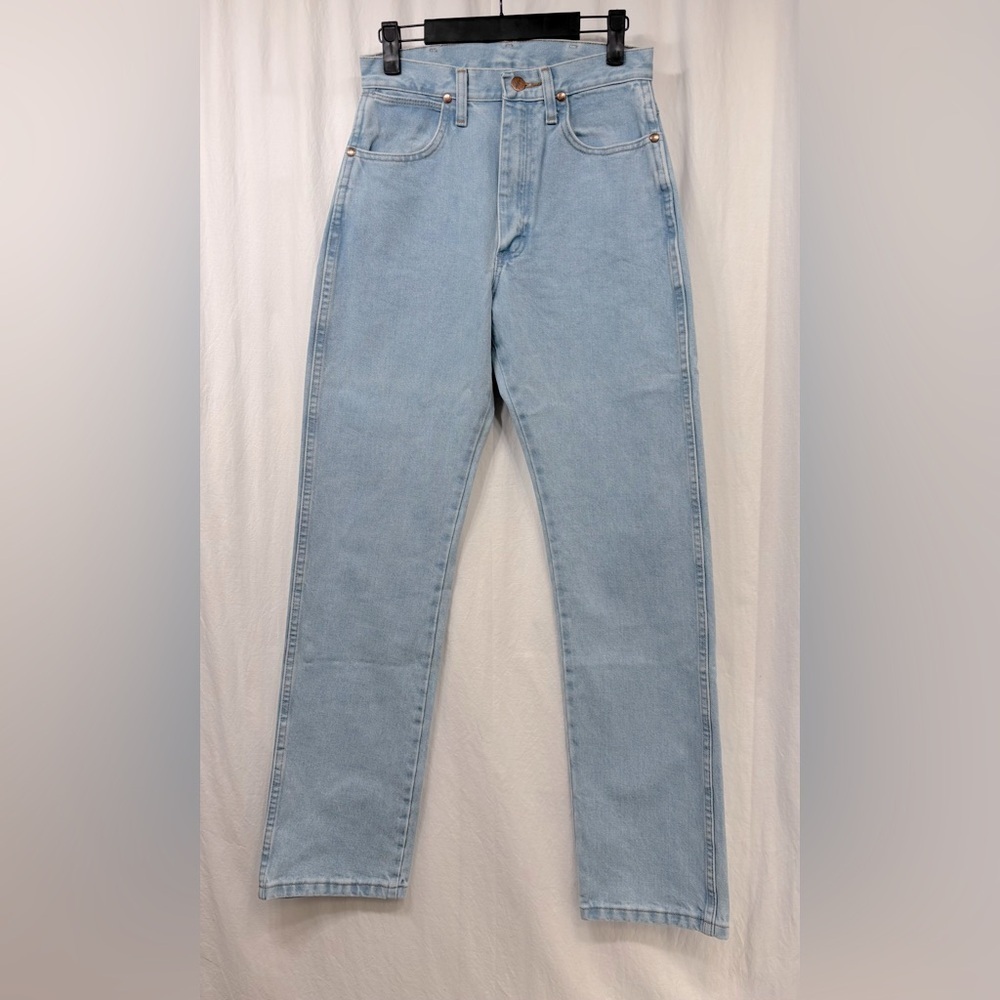 Wrangler Slim Fit Light Wash High Rise Cowboy Western Jeans Womens Size 5x32